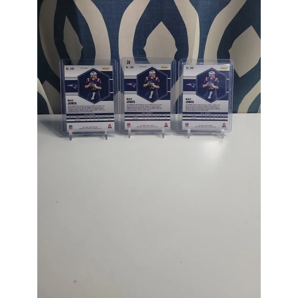 2021 Mosaic Football Mac Jones Rookies # 245 - Picture 5 of 8